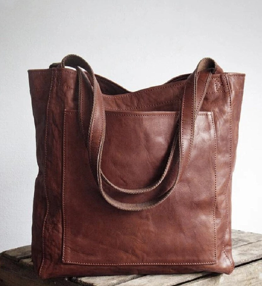 Helene | Classic Leather Tote