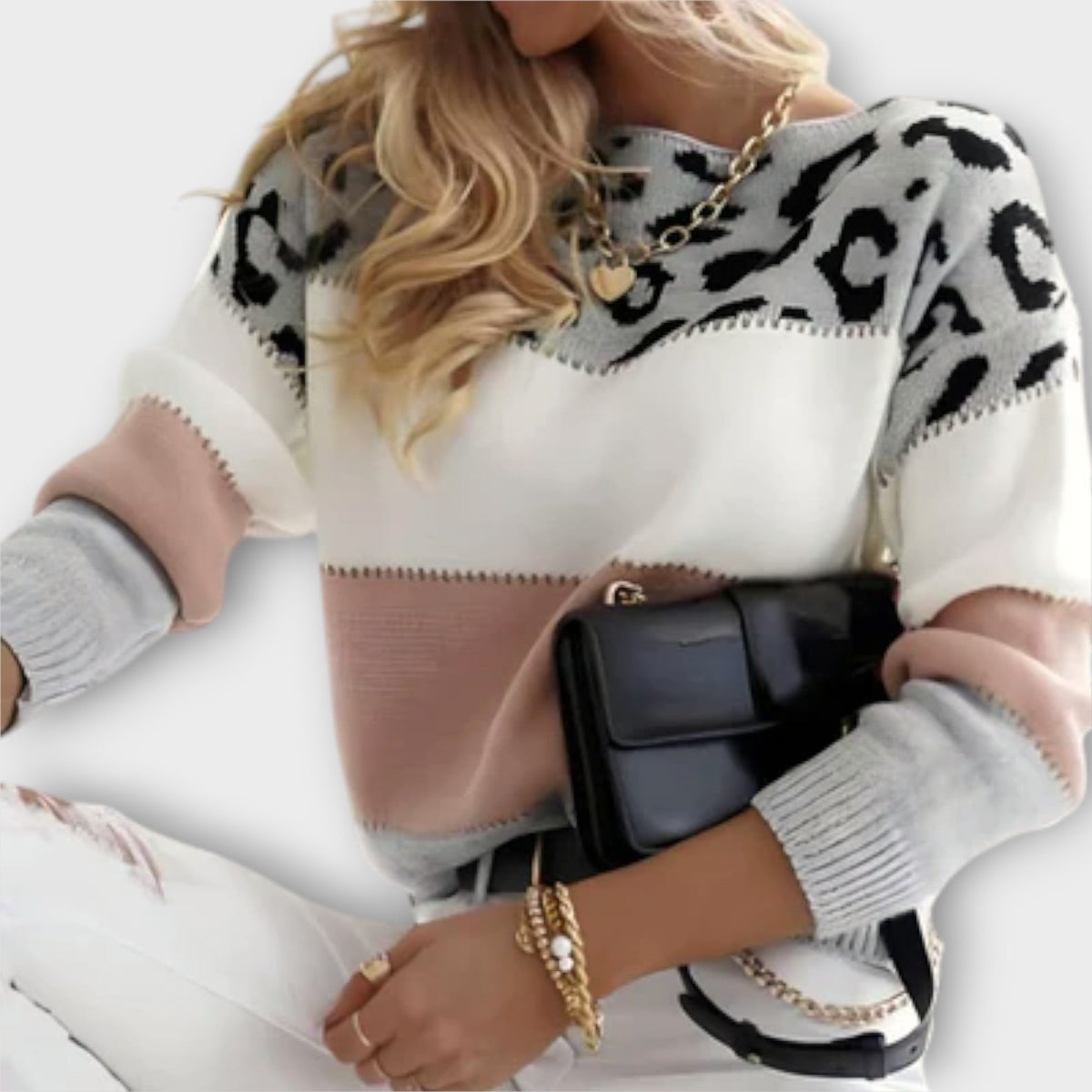 Kay - Casual Leopard Sweater