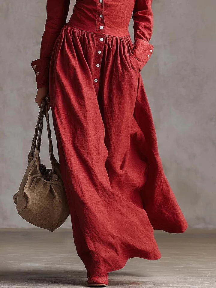 Mabel™ Vintage Maxi Dress