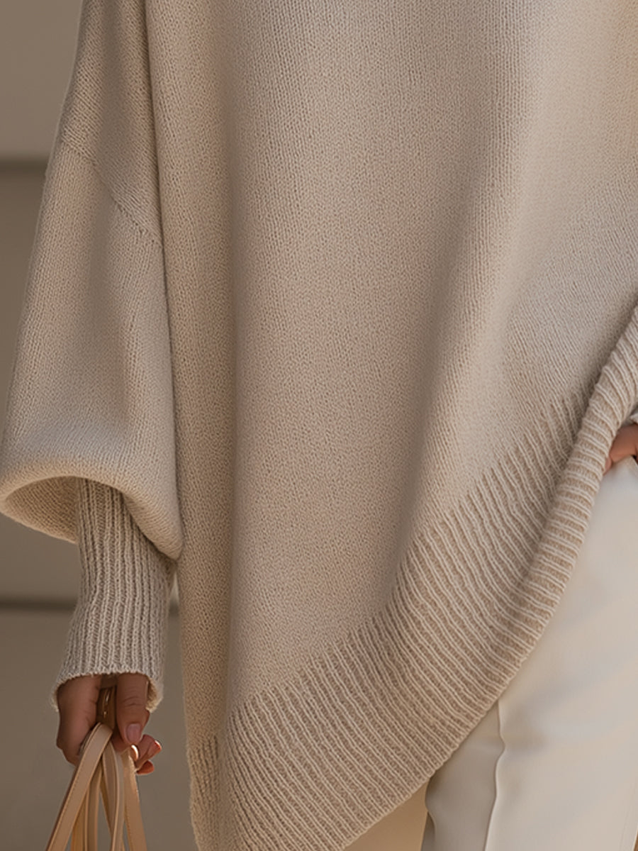 Mandy – Effortless Elegance Oversized Poncho