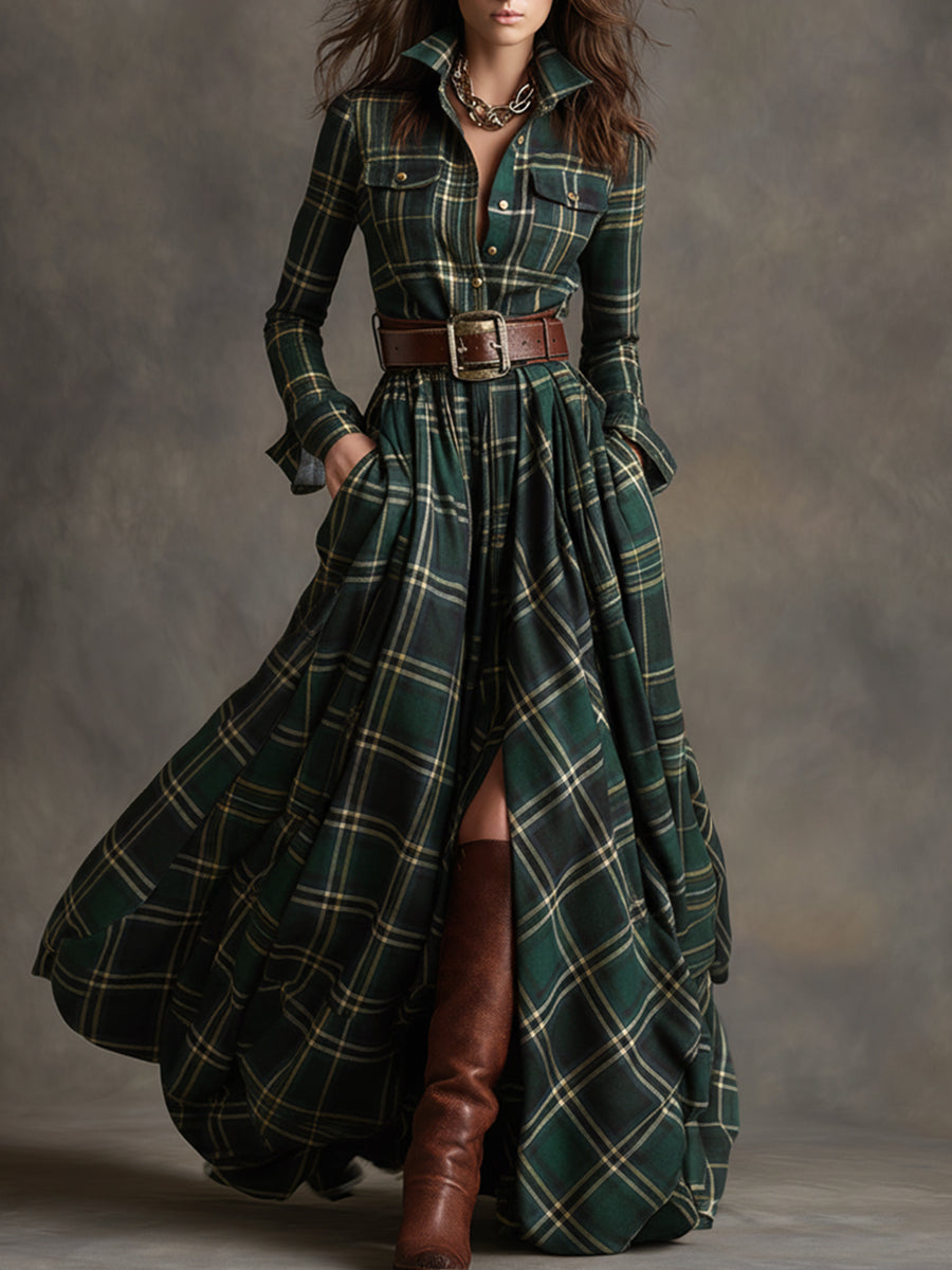 Marie | Belted Shirt Dress