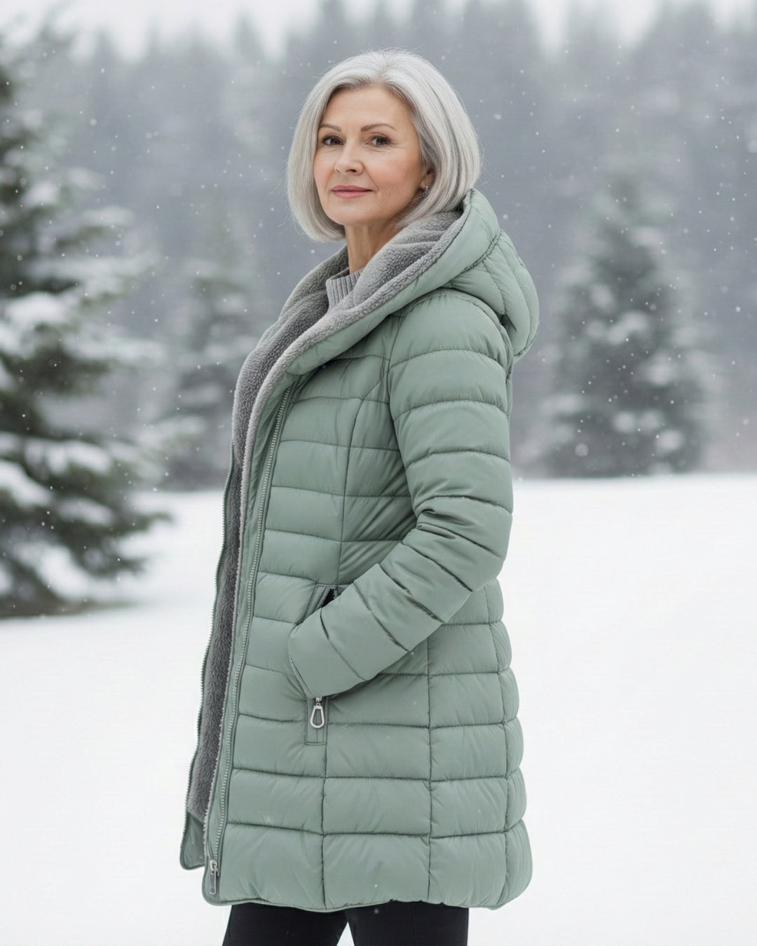Clair | Puffer Coat Lined with Fleece