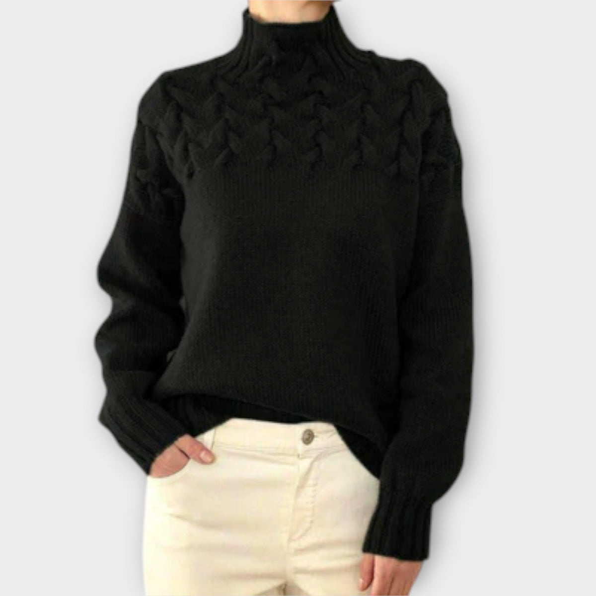 Tina - Cable Knit Sweater