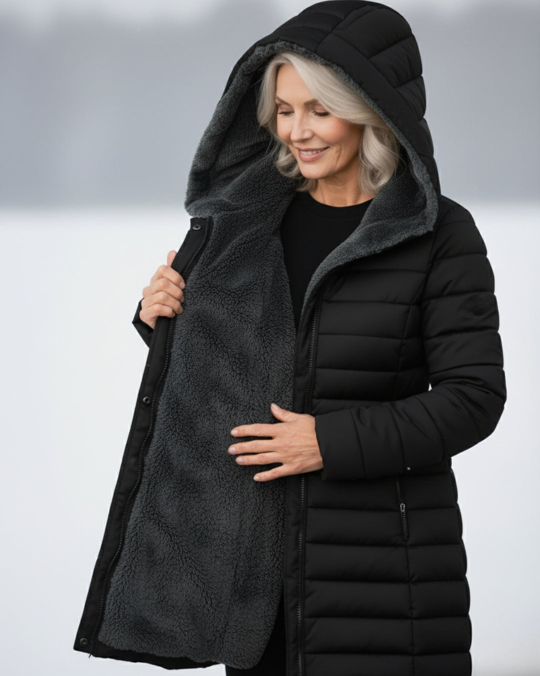 Clair | Puffer Coat Lined with Fleece