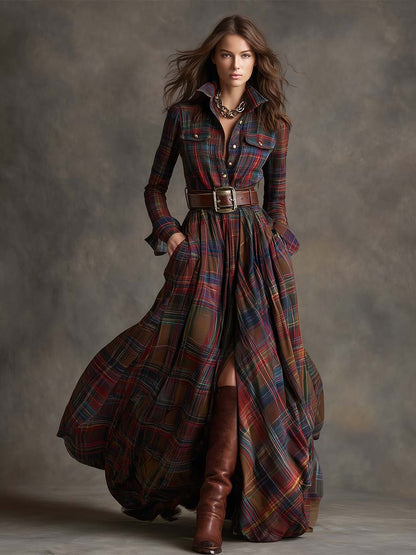 Marie | Belted Shirt Dress