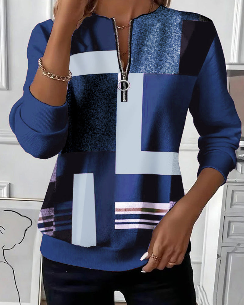 Anne | Casual Half-Zip Sweatshirt