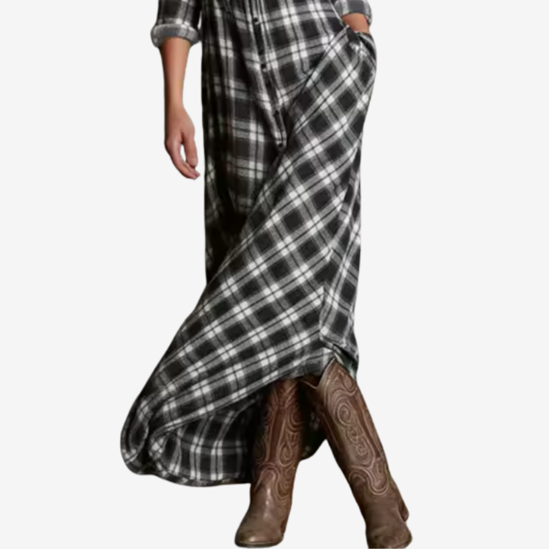 Eleanor™ Classic Plaid Shirt Dress