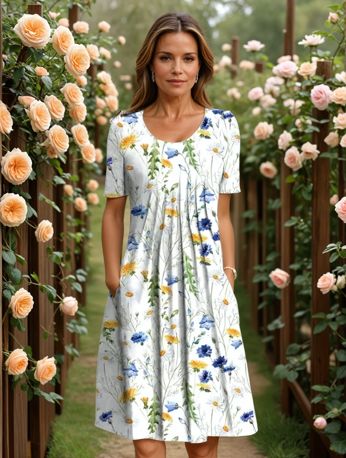 Janet | Floral Dress