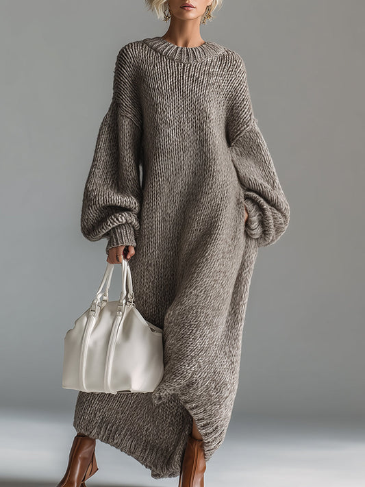 Clara | Soft Knit Maxi Dress