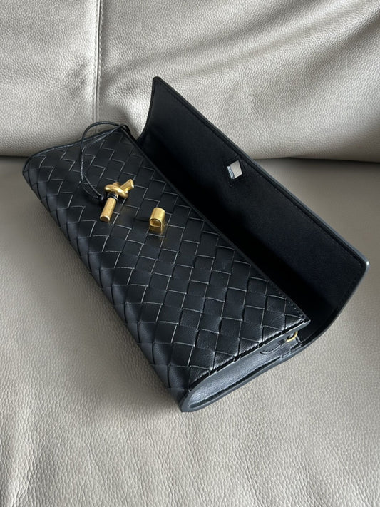 Camila | Luxe Slim Woven Clutch
