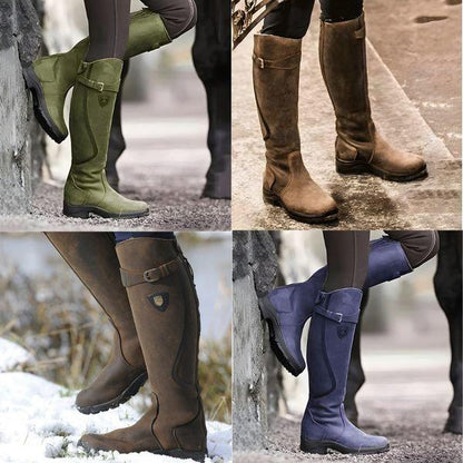 Sylvie | Waterproof Leather Riding Boots