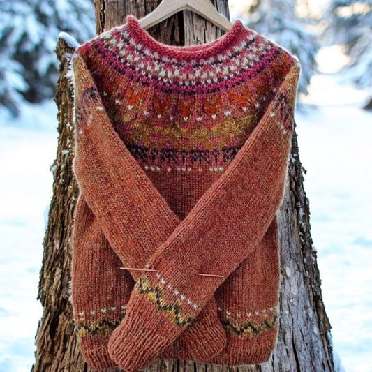 Kaevy™ | Elegant Vintage Icelandic Pullover