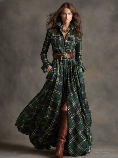Marie | Belted Shirt Dress