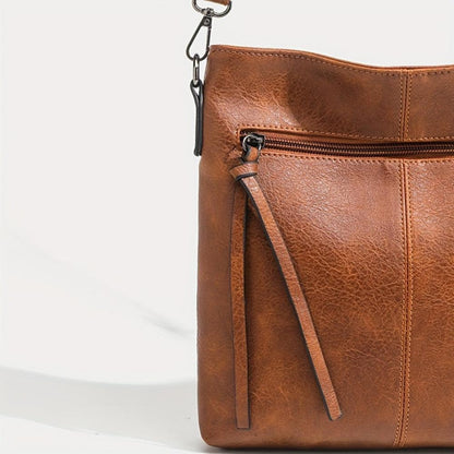 Lina | Vintage shoulder bag with chess pattern