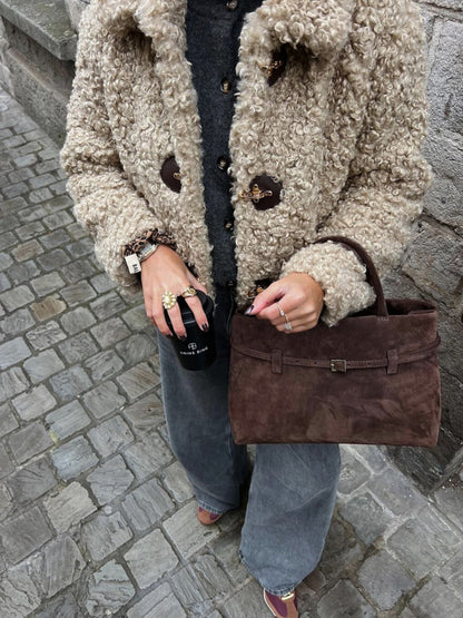 Rebecca | Luxe Suede Shoulder Bag