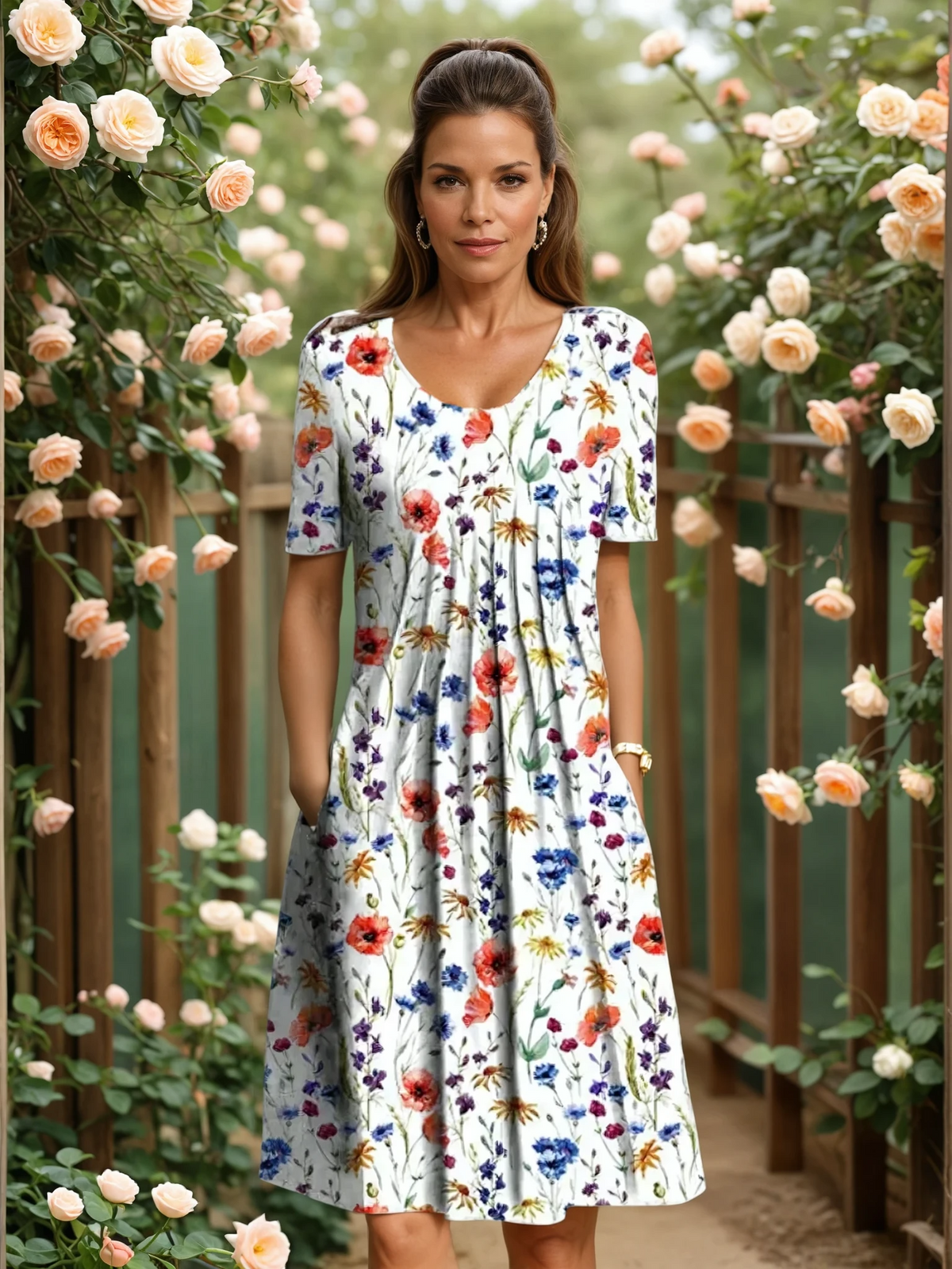 Janet | Floral Dress