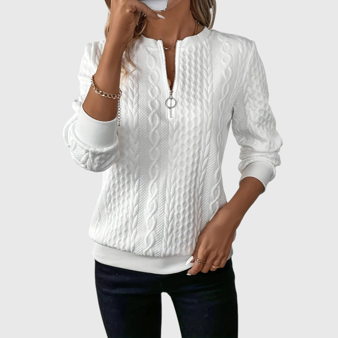 Josine - Elegant Jumper with Zip