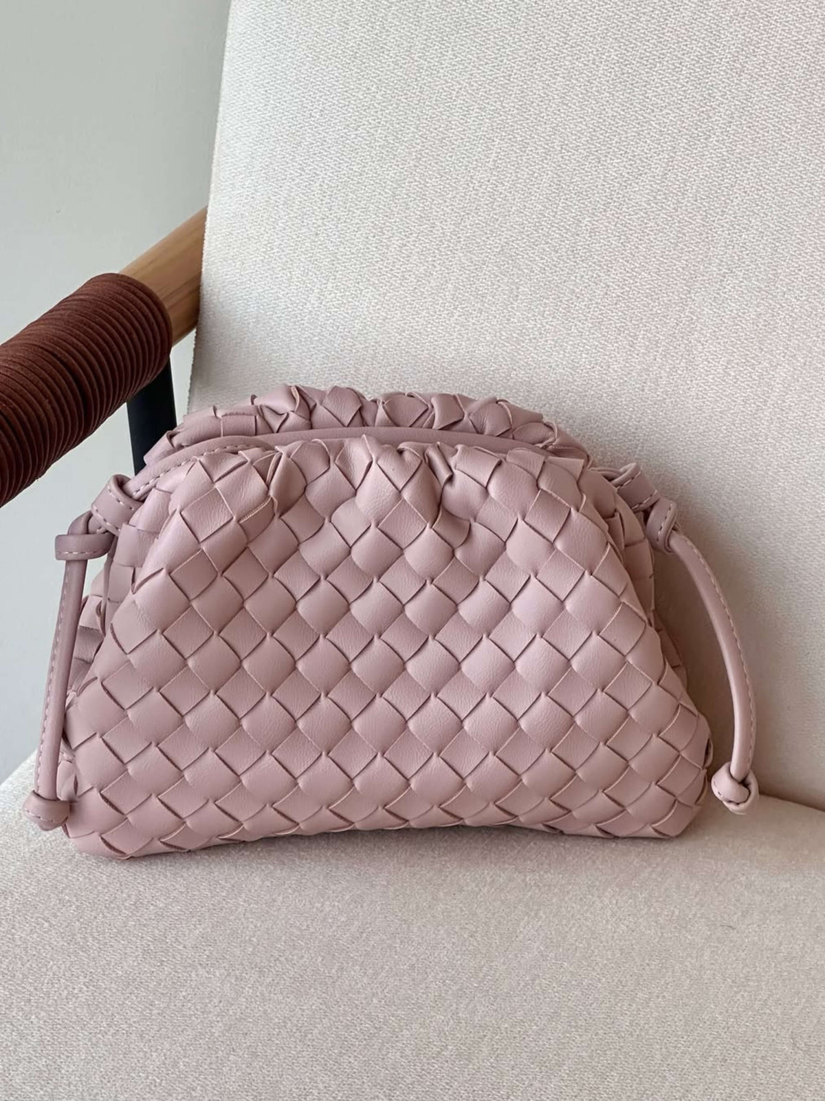 Heleina | Sleek Braided Crossbody Bag