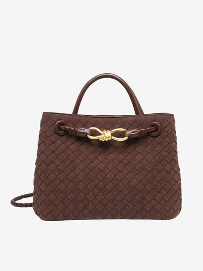Malia | Textured Compact Woven Crossbody