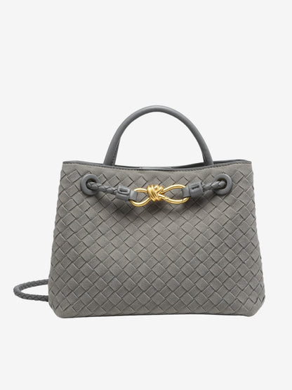Malia | Textured Compact Woven Crossbody