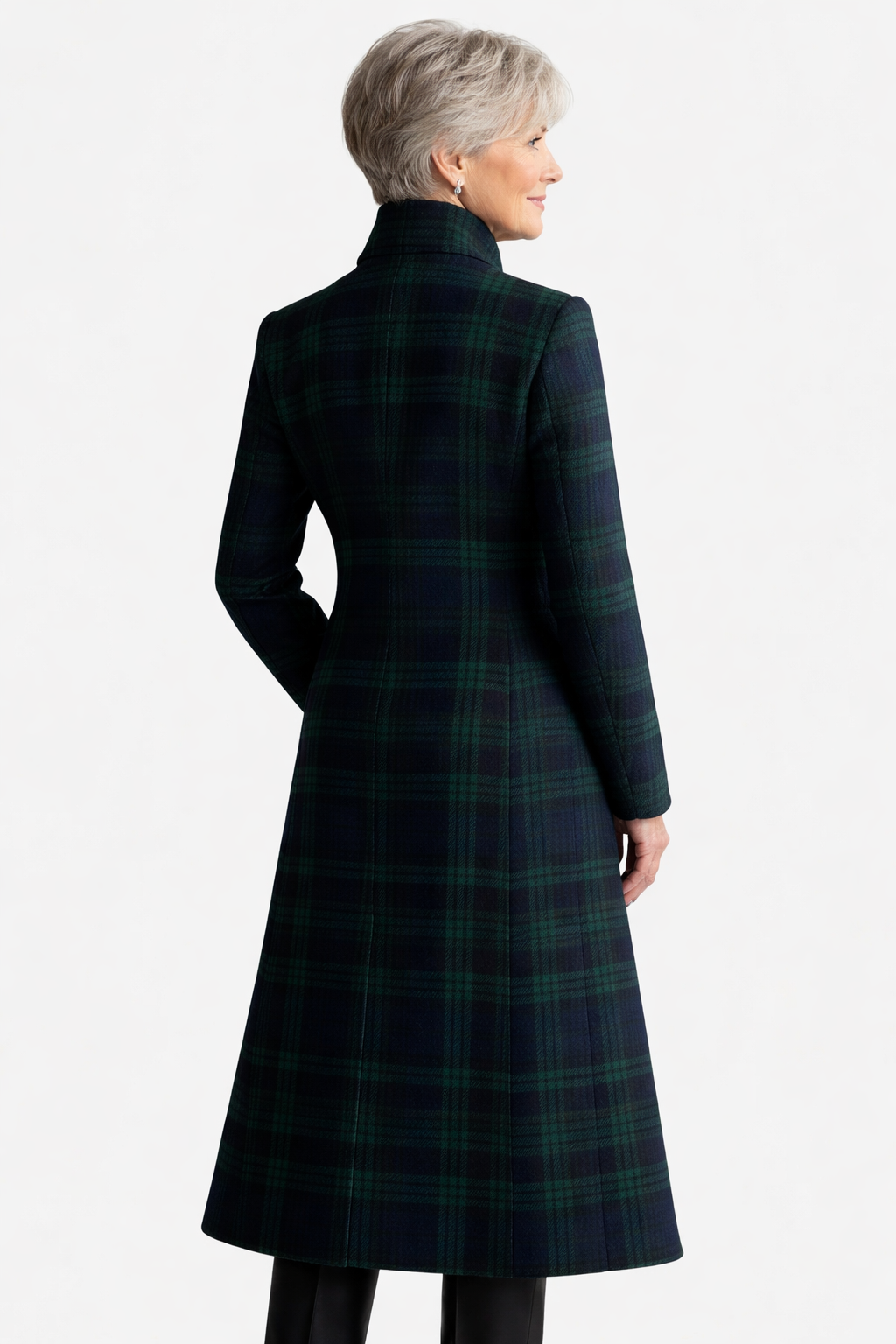 Linda™ Timeless Plaid Coat for Elegant Everyday Wear