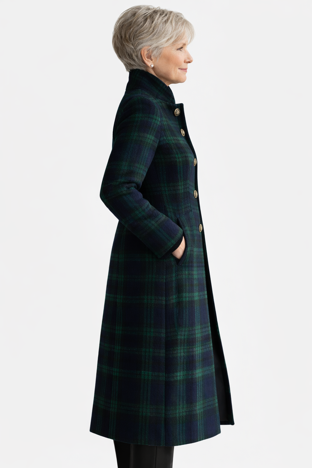 Linda™ Timeless Plaid Coat for Elegant Everyday Wear