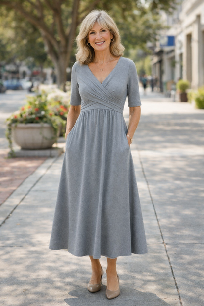 Amanda | Elegant Timeless Midi Dress