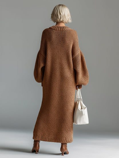 Clara | Soft Knit Maxi Dress