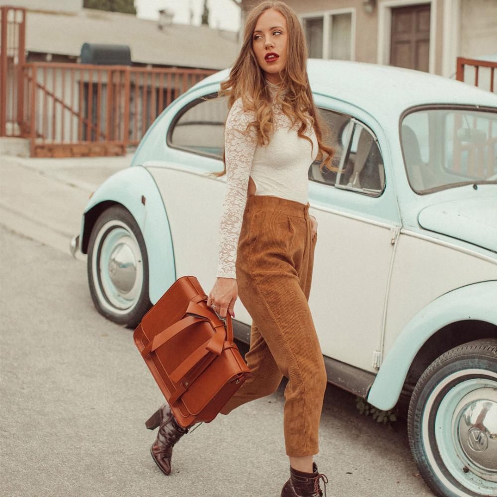 Knoten | Sac Retro Twist in Blue-Pink