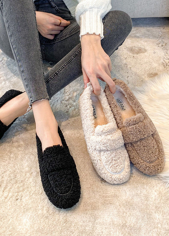 Solenne ~ warm loafers with an elegant design