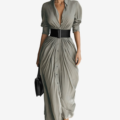 Kalisha™ Long Sleeve Maxi Dress