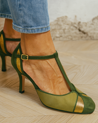 Zopria - Heeled Sandals with Ankle Strap