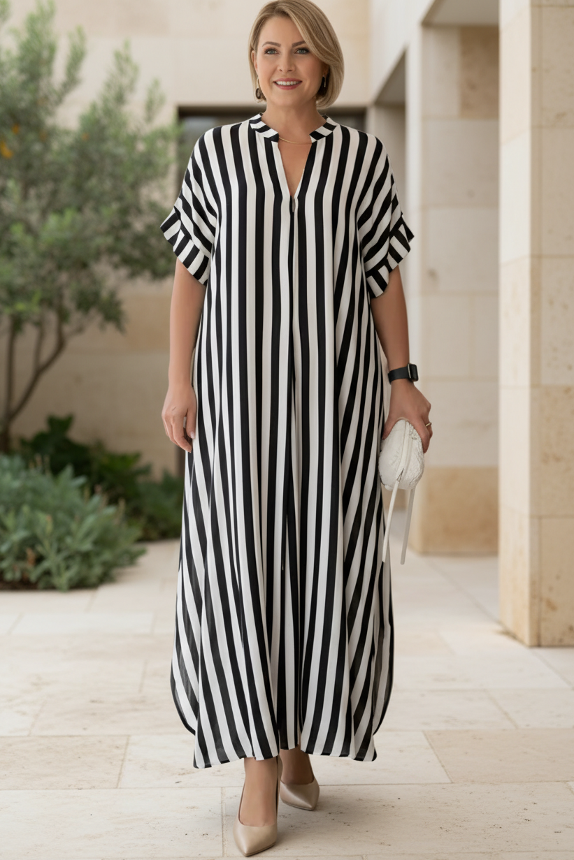 AMÉLIE – STRIPED MAXI DRESS