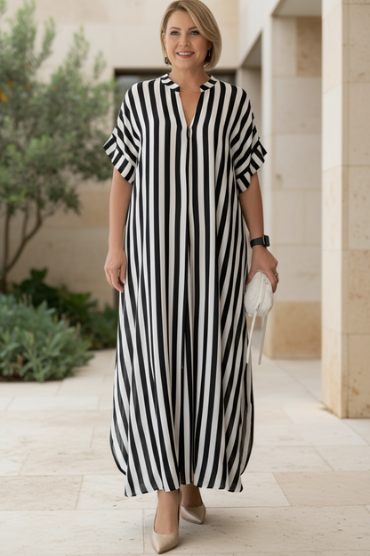 AMÉLIE – STRIPED MAXI DRESS