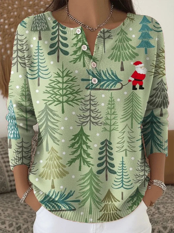Molly | Christmas Jumper with Buttons