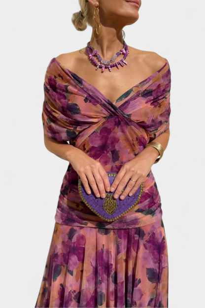 Sofia™ Long Floral Dress