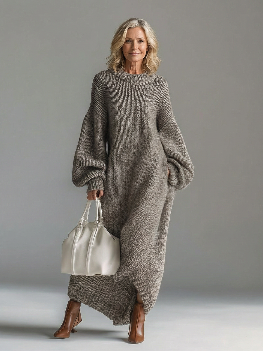 Clara | Soft Knit Maxi Dress