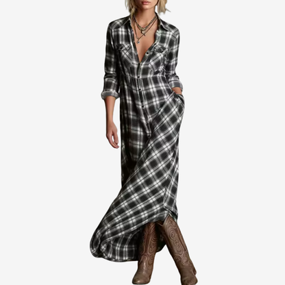 Eleanor™ Classic Plaid Shirt Dress