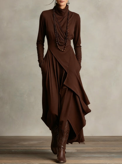 Doris | Pleated Maxi Dress