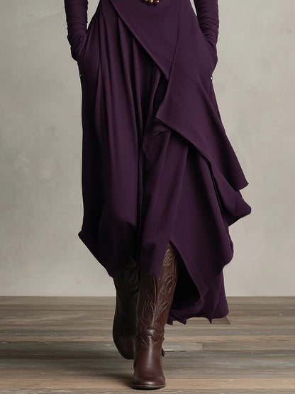 Doris | Pleated Maxi Dress