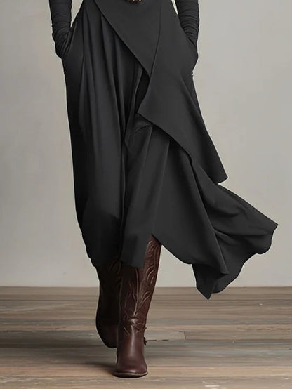 Doris | Pleated Maxi Dress
