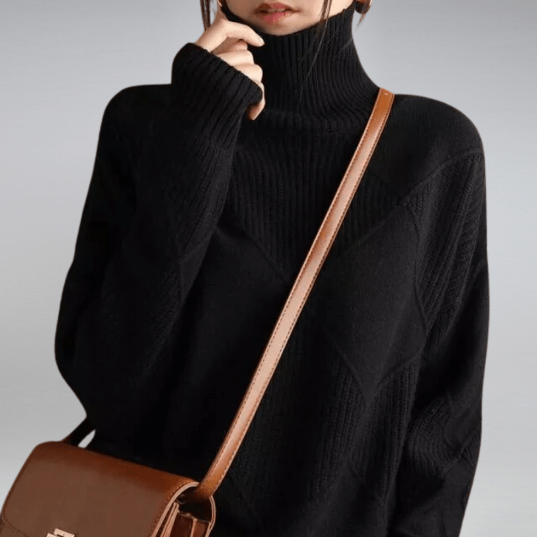 Joanne - Soft turtleneck sweater