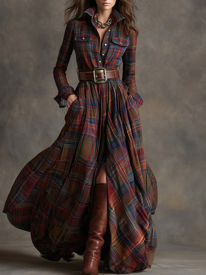 Marie | Belted Shirt Dress
