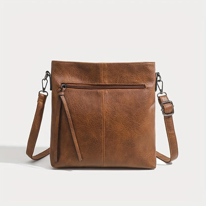 Lina | Vintage shoulder bag with chess pattern