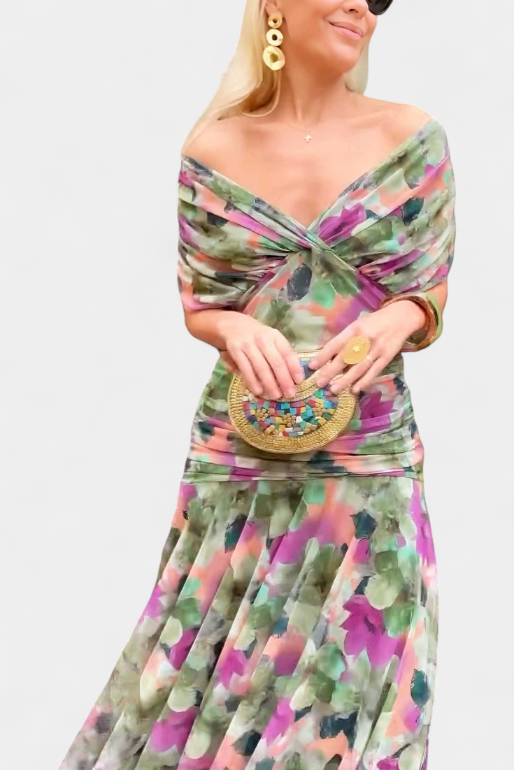 Sofia™ Long Floral Dress