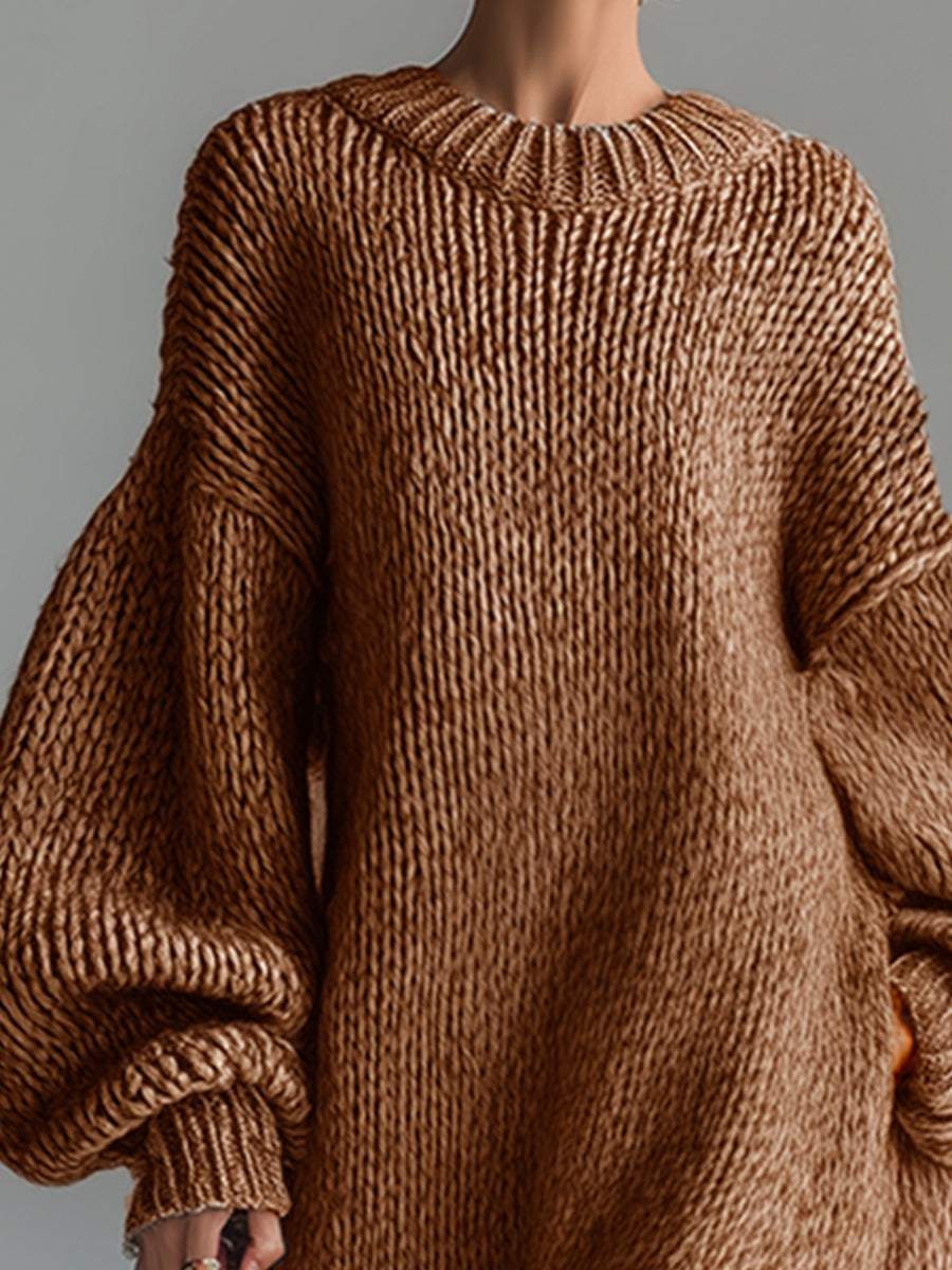 Clara | Soft Knit Maxi Dress