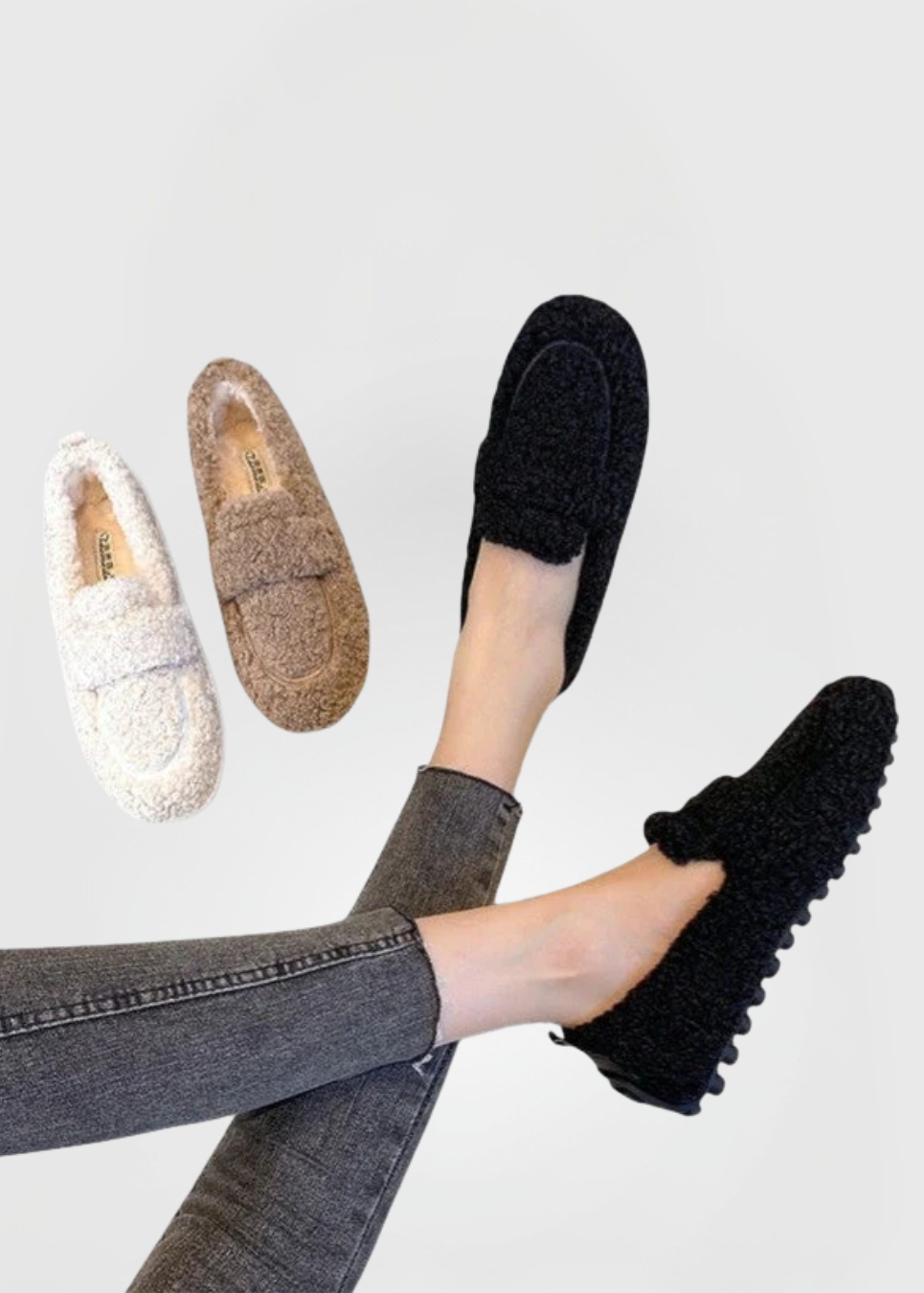 Solenne ~ warm loafers with an elegant design