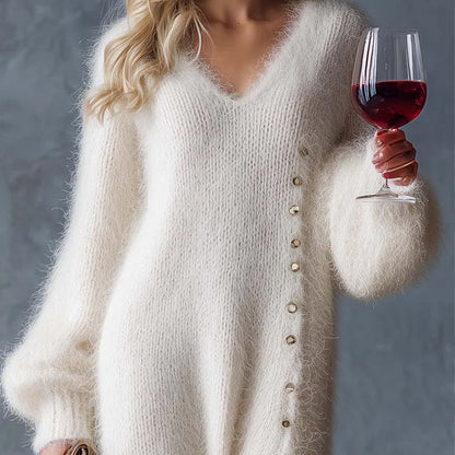 Brielle™ | Elegant Winter Knit Midi Dress
