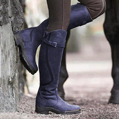 Sylvie | Waterproof Leather Riding Boots