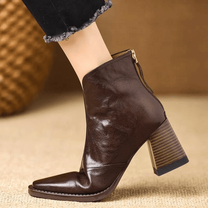 Claude | Luxe Ankle Boots with Mid Heel